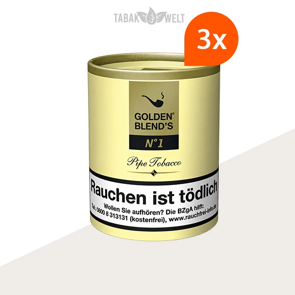 Golden Blend’s No. 1 Pfeifentabak XL – 3 Dosen