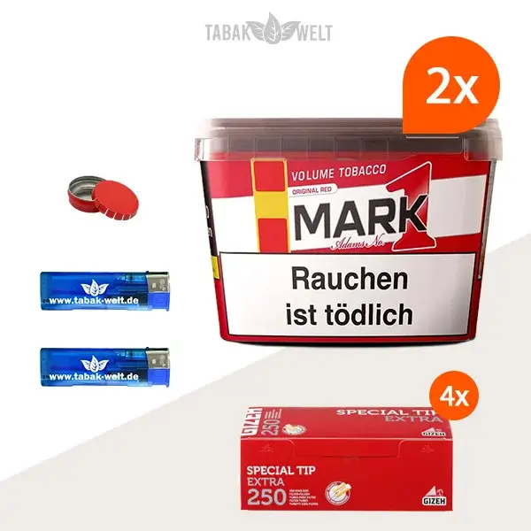 mark-1-red-volumentabak-2x-mit-1000-gizeh-special-tip-extra-huelsen