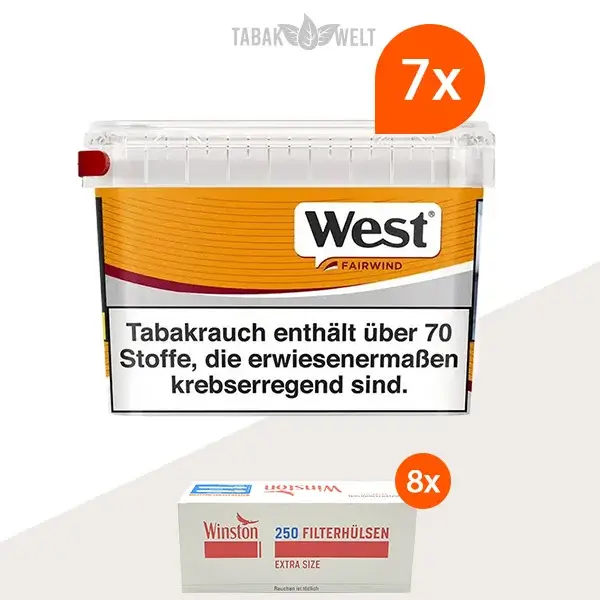 west-yellow-volumentabak-7x-mega-box-mit-2000-extra-size-huelsen