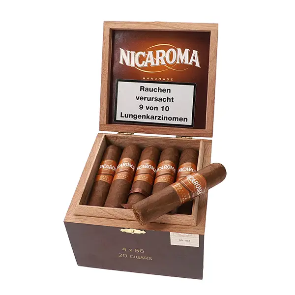 nicaroma-zigarren-4x56-kiste-offen