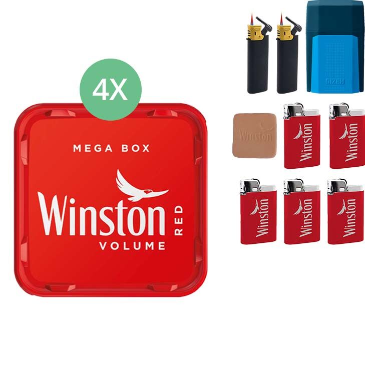 Winston Mega Box 4 x 140g mit Etui