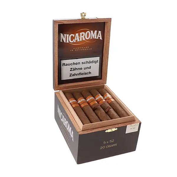 Nicaroma Zigarren 5x52 Kiste Offen