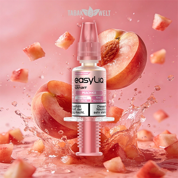 Grabit EasyLiq E-Liquid Peach Ice 10ml, 20mg/ml