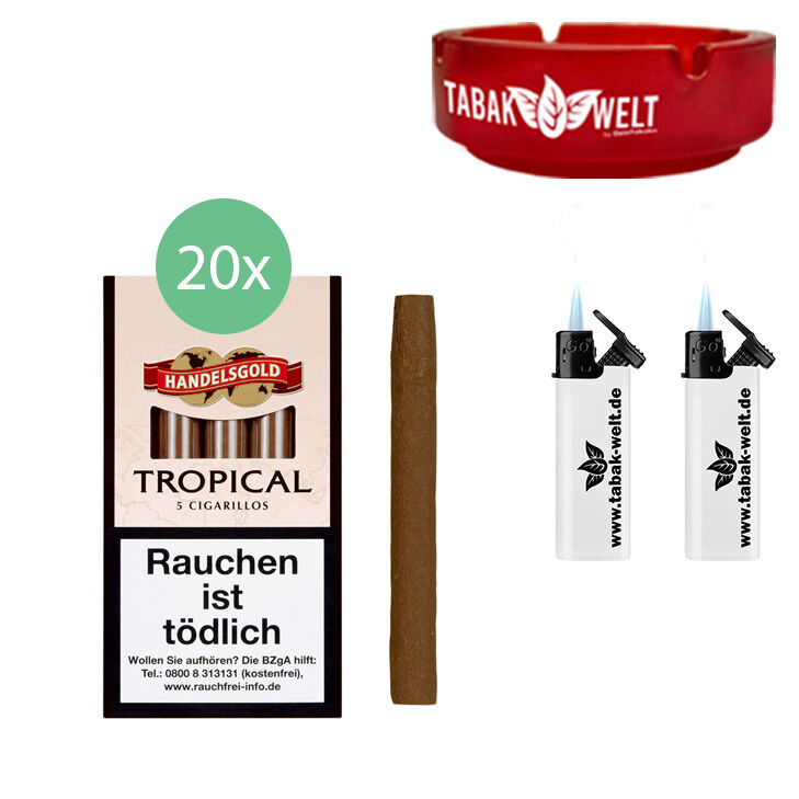 Handelsgold Sweet Zigarillos Tropical 20 x 5 Stück