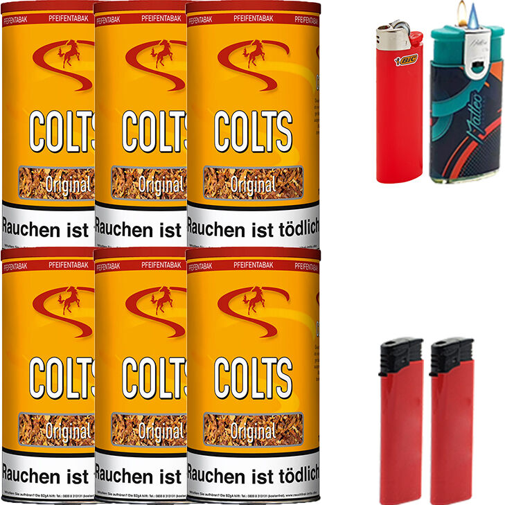 Colts Original 6 x 170g mit Feuerzeugen