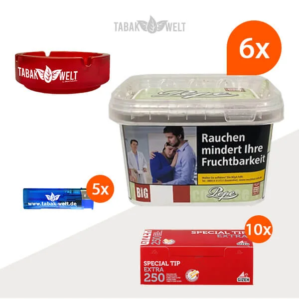 pepe-volumentabak-bright-green-6x-big-box-mit-gizeh-hulsen-TX16037 pepe-volumentabak-bright-green-6x-big-box-mit-gizeh-hulsen-TX16037