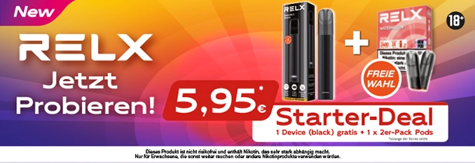 relx starter deal mit pods relx starter deal mit pods