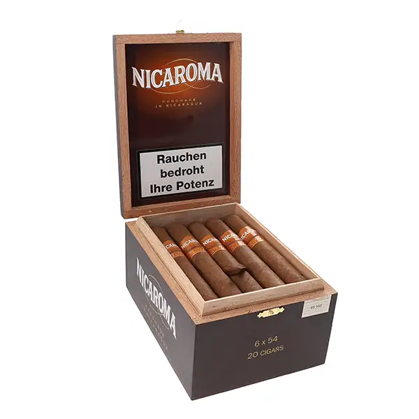 Nicaroma Zigarren 6x54 Kiste offen