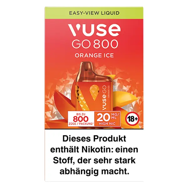 Vuse Go 800 Orange Ice in der 10 plus 4 Aktion