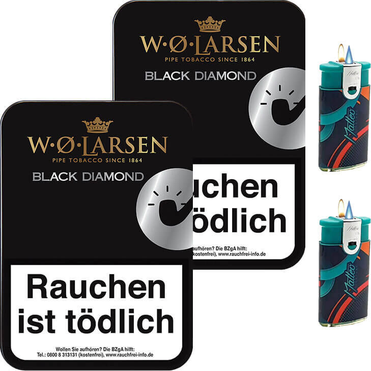 W.O. Larsen Black Diamond 2 x 100g 