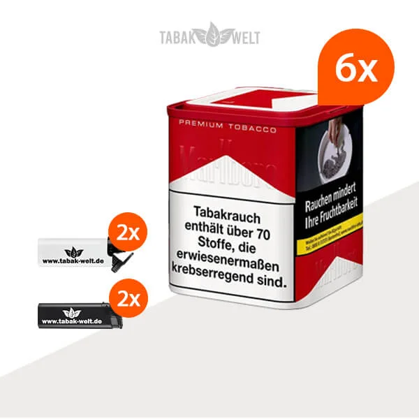 marlboro-red-feinschnitt-tabak-6x-dose-mit-feuerzeugen
