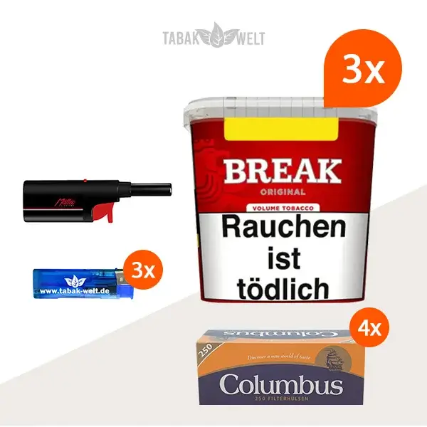 break-original-volumentabak-3x-giga-box-mit-1000-king-size-huelsen-und-stabfeuerzeug break-original-volumentabak-3x-giga-box-mit-1000-king-size-huelsen-und-stabfeuerzeug