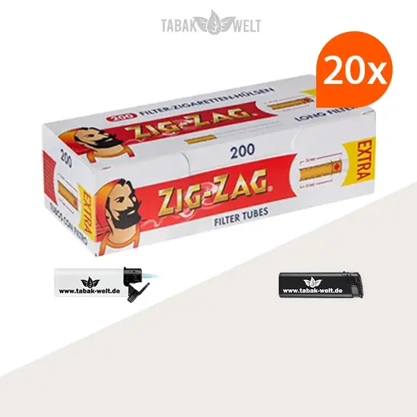 20x-zig-zag-extra-filterhuelsen-200er-4000-stueck-mit-feuerzeugen