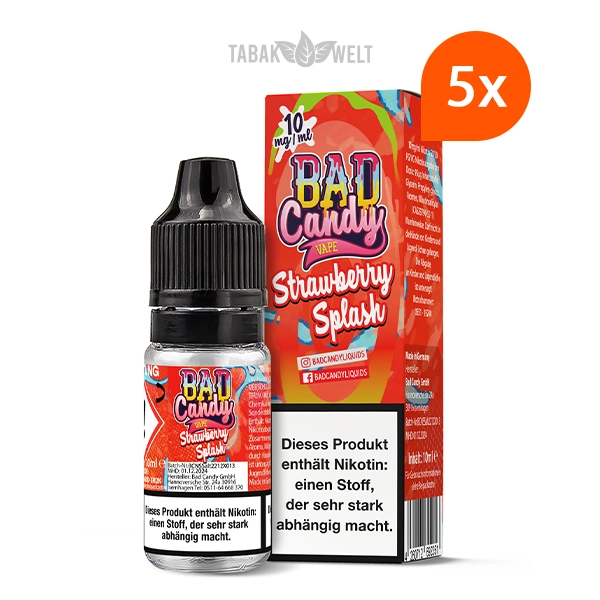 5x-bad-candy-classic-e-liquid-strawberry-splash-10ml-10mgml 5x-bad-candy-classic-e-liquid-strawberry-splash-10ml-10mgml