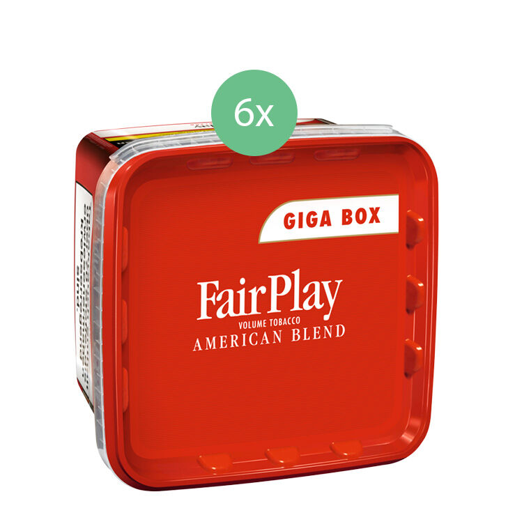 Fair Play Volumentabak Giga Box 6 x 315g 