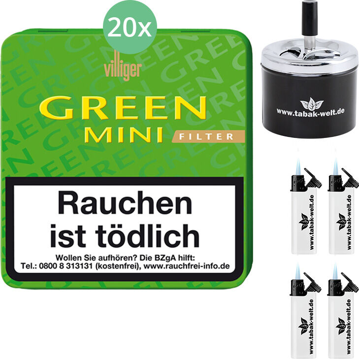 Villiger Green Mini Filter 20 X 20 Stück