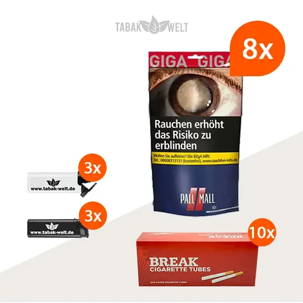 pall-mall-red-volumentabak-8x-beutel-mit-2000-filterhuelsen