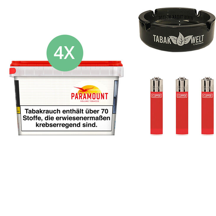 Paramount Tabak 4 x Mega Box mit Aschenbecher