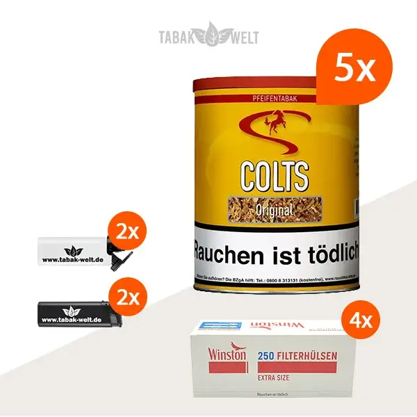 colts-original-pfeifentabak-5x-dose-mit-winston-extra-size-huelsen