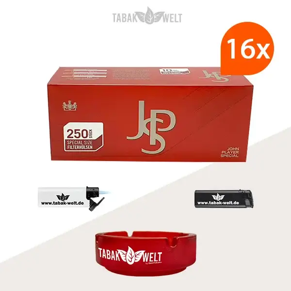 16x-jps-red-special-size-filterhuelsen-250er-4000-stueck-mit-aschenbecher
