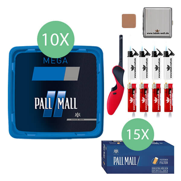 10 x pall mall blau eimer 