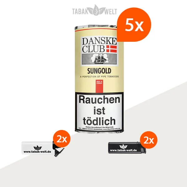 danske-club-sungold-pfeifentabak-5x-pouch-mit-feuerzeuge