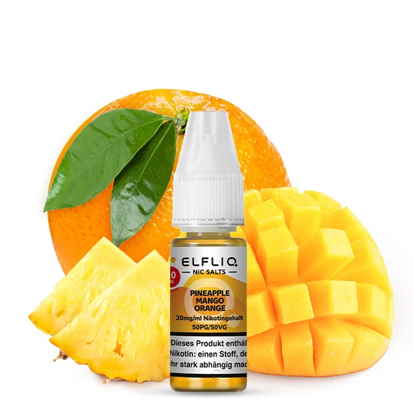 Elfbar Elfliq Liquid Pineapple Mango Orange 20mg/ml