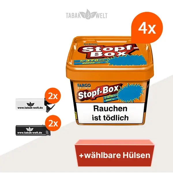 fargo-orange-volumentabak-4x-stopf-box-mit-waehlbaren-huelsen