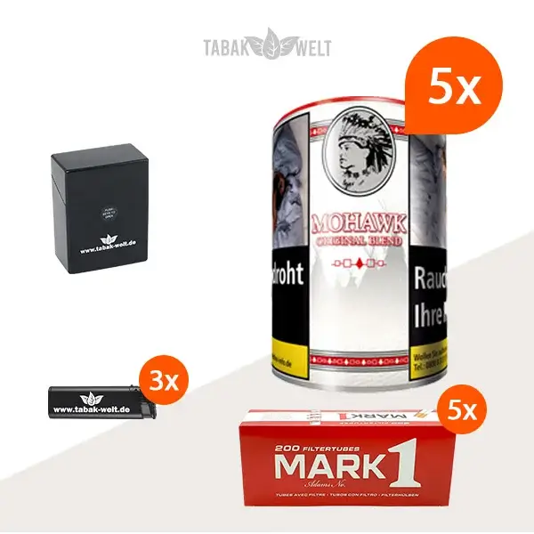 mohawk-original-blend-feinschnitt-tabak-5x-dose-mit-1000-king-size-huelsen-und-etui
