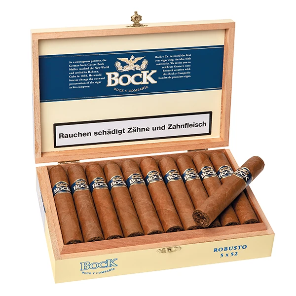 BOCK Zigarren Robusto Kiste offen