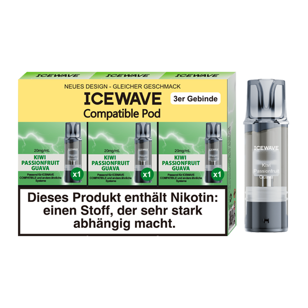 Icewave Pods Kiwi Passionfruit Guava