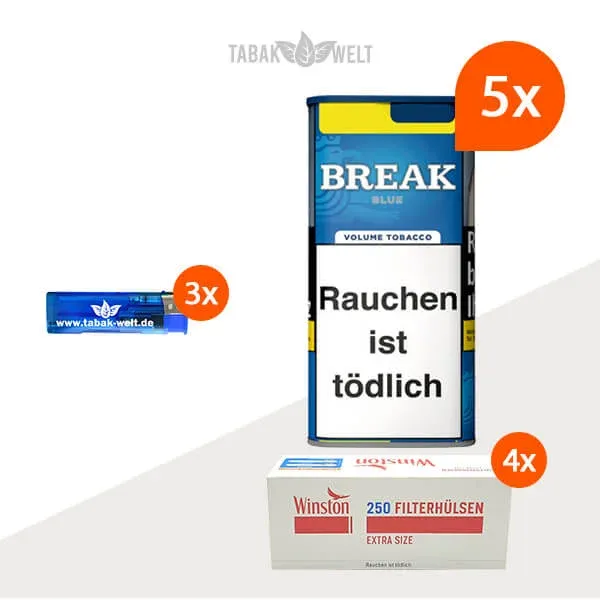 break-blue-volumentabak-5x-dose-mit-1000-extra-filterhuelsen-und-feuerzeugen