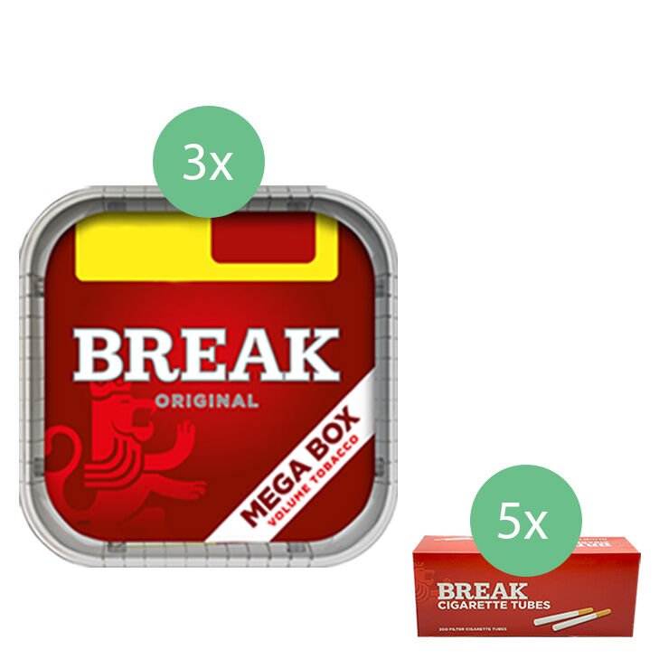 Break Original 3 x Mega Box mit 1000 Filterhülsen 