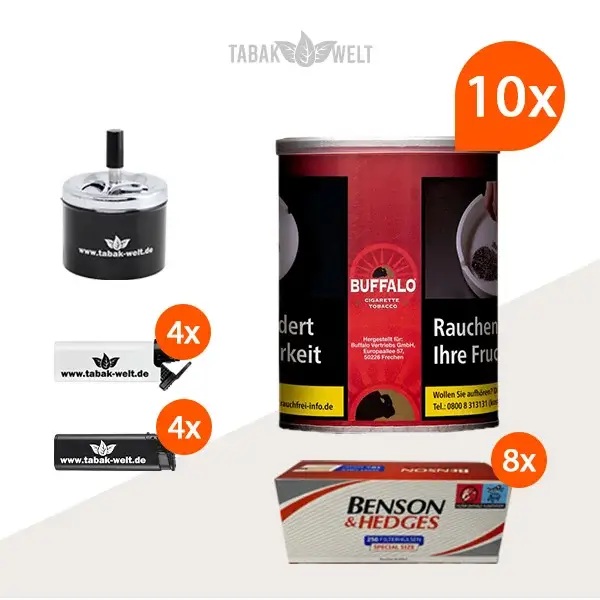 buffalo-red-feinschnitttabak-10x-dose-mit-2000-special-size-huelsen-und-drehaschenbecher buffalo-red-feinschnitttabak-10x-dose-mit-2000-special-size-huelsen-und-drehaschenbecher