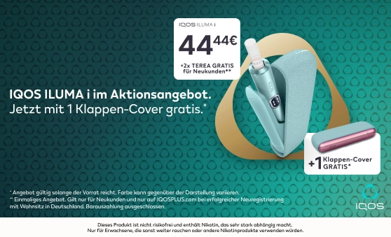 IQOS Aktionsangebot Klappen Cover