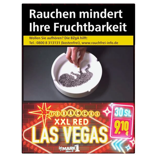 Las Vegas Red Zigaretten Maxi Box