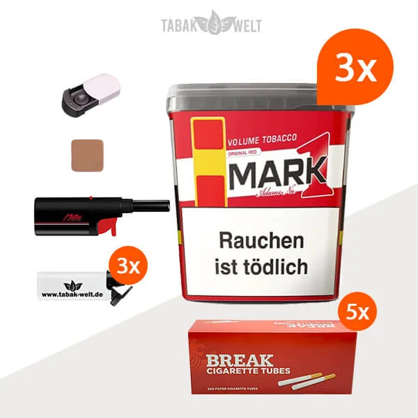 mark-1-red-volumentabak-xxl-3x-mit-1000-filter-huelsen-und-feuerzeugen