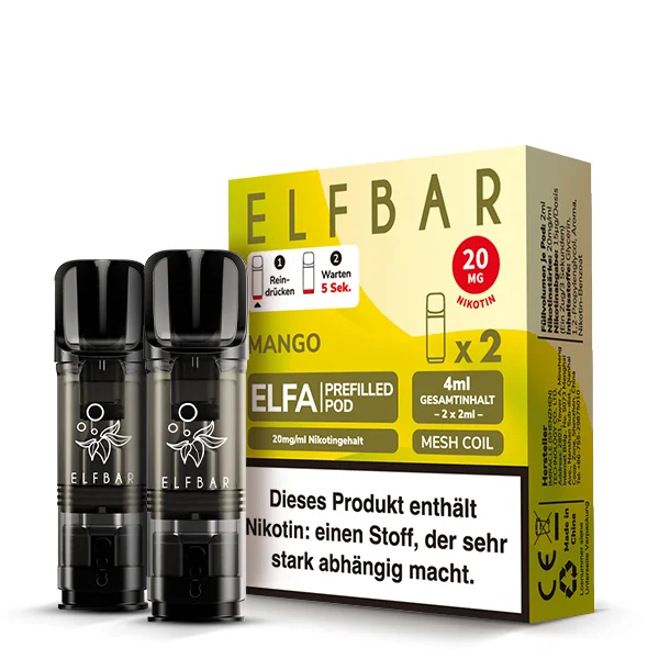 Elfbar Elfa 20mg Mango Pod für E-Zigarette