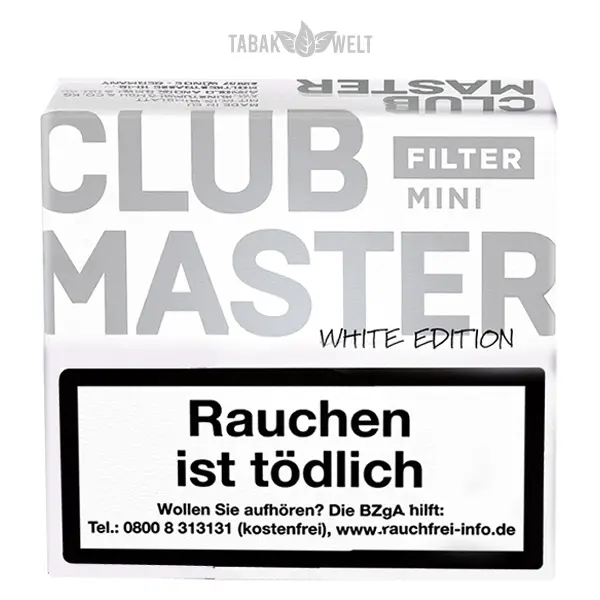 clubmaster-mini-filter-zigarillos-white-edition clubmaster-mini-filter-zigarillos-white-edition