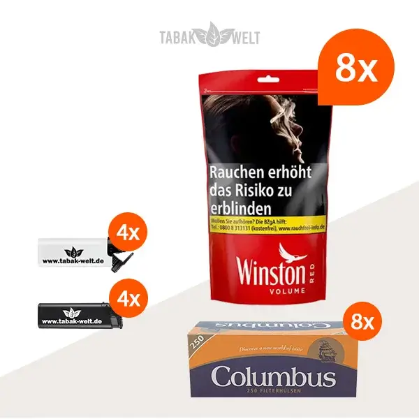 winston-red-volumentabak-8x-beutel-xl-mit-2000-huelsen