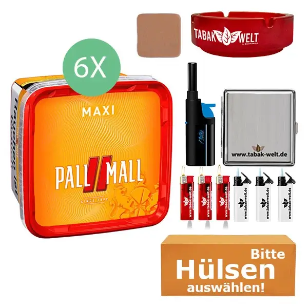 6 x Pall Mall Mix Box mit Hülsen