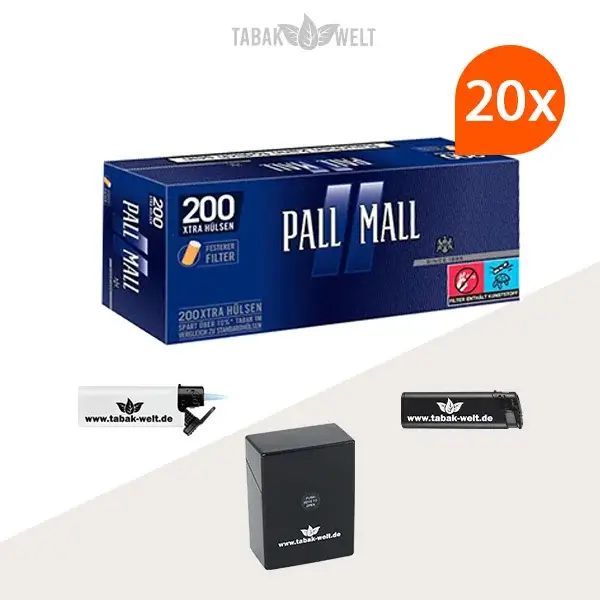 20x-pall-mall-blue-xtra-filterhuelsen-200er-4000-stueck-mit-etui