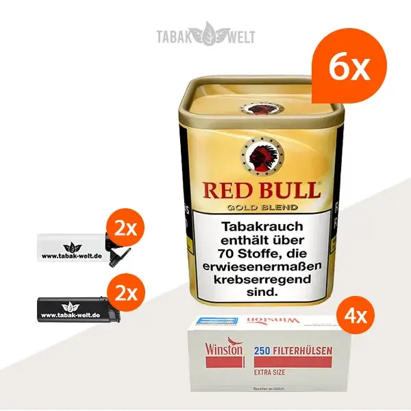 red-bull-gold-blend-feinschnitt-tabak-6x-dose-mit-1000-extra-size-huelsen