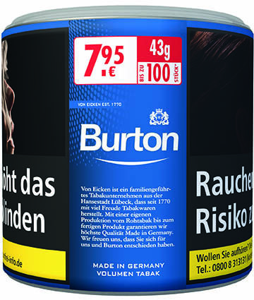 Burton Volumentabak Blue L-Size 43g