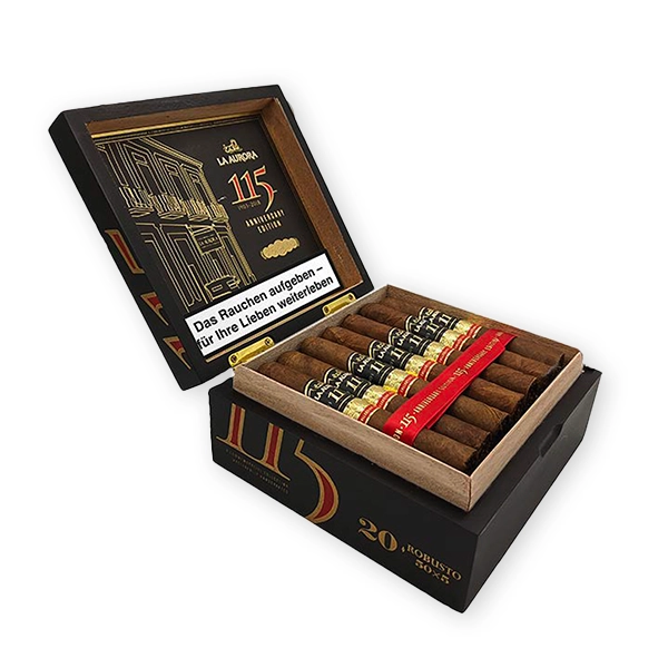 LA AURORA 115 Anniversary Zigarren Robusto Kiste