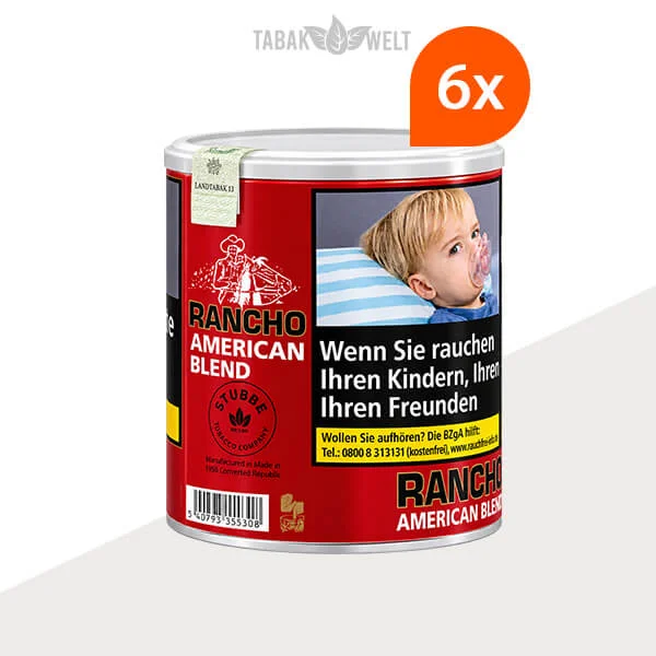 Rancho American Blend – 6 Dosen im Set