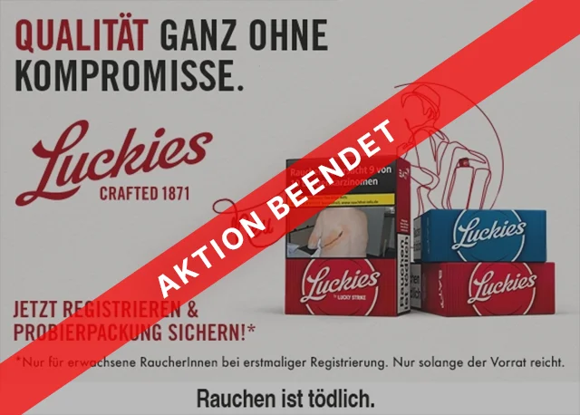 Gratis Zigaretten Lucky Strike