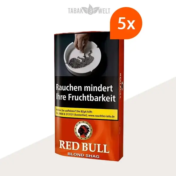 red-bull-blond-shag-feinschnitt-tabak-5x-pouch