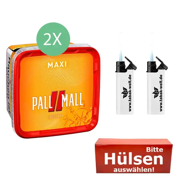 2 x Pall Mall Mix Box mit Feuerzeugen