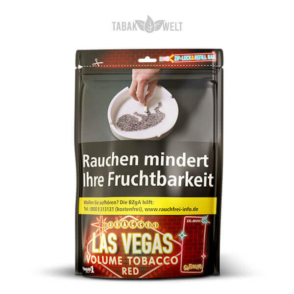 Las Vegas Red Volumentabak Beutel
